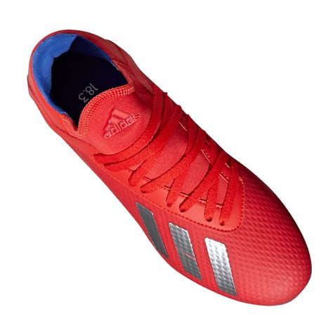 adidas X 18.3 AG J Kids Rot Blau 